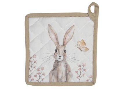 Podložka nebo chňapka RUSTIC EASTER BUNNY Clayre & Eef REB45 20*20 cm