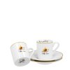 Šálek s podšálkem 90 ml espresso - Coffee time 1 - sada 2 ks