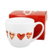 Hrnek 460 ml - Barevná srdce 2