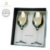 Sklenice Amber 200 ml flétny Diamante® sada 2 ks