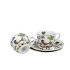 DP - Porcelánové šálky s podšálky na espresso Kašubský ptáček 2 ks - 90 ml