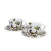 DP - Porcelánové šálky s podšálky Kašubský ptáček 2 ks - 250 ml