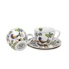 DP - Porcelánové šálky s podšálky Kašubský ptáček 2 ks - 250 ml
