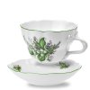 Šálek s podšálkem "D" 400 ml Rokoko - konvalinky