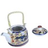 Konvice na čaj 900 ml se sítkem a proutěným uchem - tradiční čínský motiv s drakem