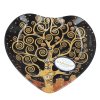 Dekorativní skleněný tác srdce Gustav Klimt "Strom života" - 19 x 18 cm