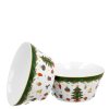Miska 14 cm - Okolo vánočního stromečku - sada 2 ks