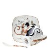 Šálek s podšálkem 250 ml s porcelánovou lžičkou "Cats in Paris" - sada 2 ks