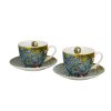 DG - Porcelánové šálky s podšálky V. van Gogh Irises v dárkové krabičce - 2*280 ml