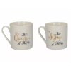 Kitchen Craft - Porcelánové hrnky His And Hers 2 ks - 350 ml