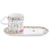 Easy Life - Porcelánový hrnek a talířek Mon Amour - 320 ml