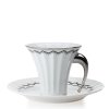Šálek s podšálkem 0,20 l Egypt bílá + platina 2017