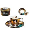Šálek s podšálkem na espresso 100 ml - Gustav Klimt - Judith