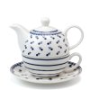 Konvička se šálkem na čaj Tea for One - Magnoble blue - 400 ml