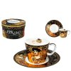 Šálek s podšálkem na espresso 100 ml - Gustav Klimt - Adele Bloch