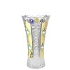 Váza 20,5 cm bohatý brus 500PK + zlato s vysokým smaltem