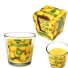 Vonná svíčka 120 g ve skle - Fresh lemon (vůně: citron)
