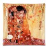 Dekorativní skleněný talíř Gustav Klimt "Polibek" - 30 x 30 cm