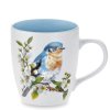 Hrnek Big 740 ml s ptáčkem modrý vnitřek