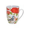 GW - Porcelánový hrnek s ptáčkem BIRD FLOWER - 395 ml