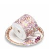 Šálek s podšálkem 240 ml z kostního porcelánu - Victorian bloom