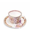 Šálek s podšálkem 240 ml z kostního porcelánu - Victorian bloom
