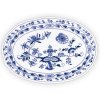 Talíř oválný 34,8 x 25 cm 10483 I.jakost cibulák