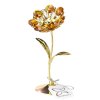 Květina 13,5 cm gold