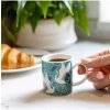 Kitchen Craft - Porcelánový hrníček na espresso Exotic Cranes - 80 ml