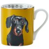 Kitchen Craft - Porcelánový hrníček Dachshund - 280 ml