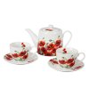 5902693971450 Zestaw dzbanek i 2 filizanki CLASSIC POPPIES 2