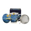 DP - Porcelánový hrnek se sítkem a víčkem STARRY NIGHT na stopce V. van Gogh - 510 ml