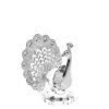 Páv 8,4 cm silver