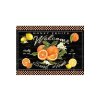 Korkové prostírání HONEY FRUITS pomeranč, citrón, střední