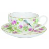 Porcelánový šálek a podšálek Spring Time - 200 ml
