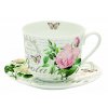 Easy Life - Porcelánový hrnek s podšálkem Jardin Botanique - 400 ml