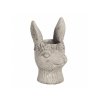 Clayre & Eef - Kameninový květináč RABBIT  menší  "králík ,, - 13*13*21 cm
