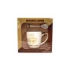 Porcelánový hrnek a lžička Favorite Caffee Latte v dárkové krabičce - 170 ml