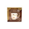 Porcelánový hrnek a lžička Favorite Caffee Love rovně v dárkové krabičce - 170 ml