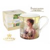 Carmani - Porcelánový hrnek  Impresionisté "Dívka s pejskem" v dárkové krabičce - 380 ml