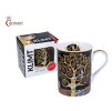 Carmani - Porcelánový hrnek hrnek Classic Klimt, Strom života v dárkové krabičce - 360 ml