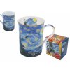 Carmani - Porcelánový hrnek Van Gogh , Hvězdná noc v dárkové krabičce - 350 ml