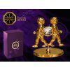 Swarovski - designová figurka "BLÍŽENCI" s bílými krystaly Swarovski Elements v dárkové krabičce - 7,5 cm