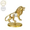 Swarovski - designová figurka "LEV" s bílými krystaly Swarovski Elements v dárkové krabičce - 8 cm