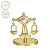 Swarovski - designová figurka "VÁHY" s bílými krystaly Swarovski Elements v dárkové krabičce - 7,5 cm