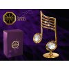 Swarovski - designová figurka "NOTY" s bílými krystaly Swarovski Elements v dárkové krabičce - 9,4*5,2 cm