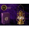 Swarovski - designová figurka "PETROLEJOVÁ LAMPA" s bílými krystaly Swarovski Elements v dárkové krabičce - 5,5*8,5 cm