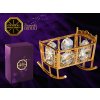 Swarovski - designová figurka  "KOLÉBKA" s bílými krystaly Swarovski Elements v dárkové krabičce - 4*5,5 cm