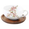 Easy Life - Porcelánový šálek a podšálek Sakura v dárkové krabičce - 250 ml