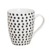 GW - Keramický hrníček s černými puntíky - 270 ml